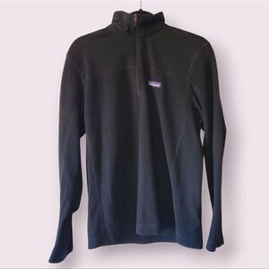 Patagonia Women's Better Sweater 1/4-Zip Fleece - Medium, Black w/logo | EUC